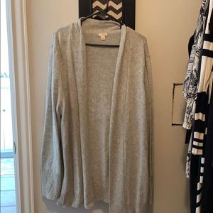 JCrew Heather Gray Cardigan